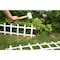 Emsco Group Cape Cod Style Decorative Fencing, White Border Edging, 13inx33in sections, 50ft of Garden Edging 2120HD - alternate 2